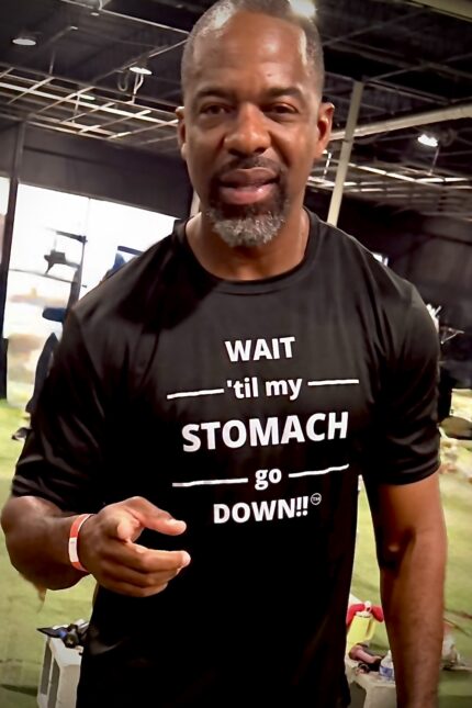 Wait til My Stomach Go Down (Black/ grey)